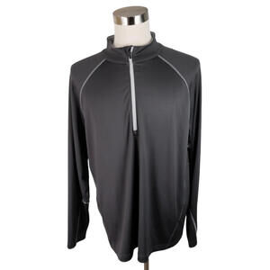 Slazenger Golf Half Zip Pullover Gray Size Men's Large